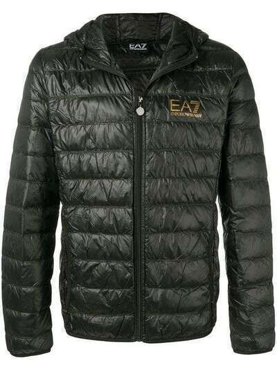 Ea7 Emporio Armani дутая куртка с логотипом