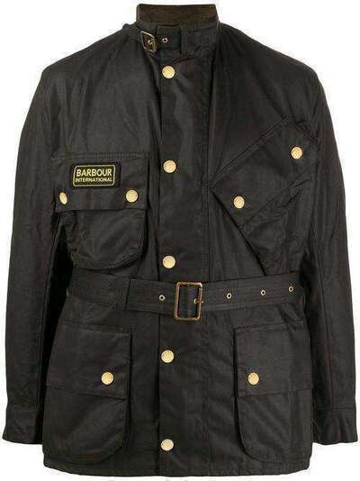 Barbour International waxed-cotton jacket BACPS0090MWX0004