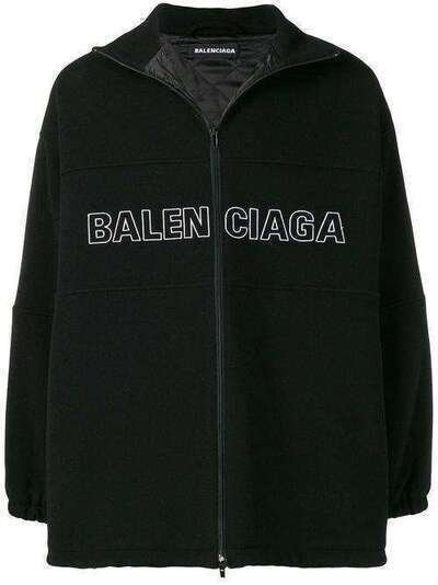 Balenciaga спортивное пальто с логотипом 534315TBU14