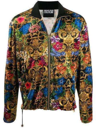 Versace Jeans Couture спортивная куртка с принтом Baroque B7GVA7F2S0664