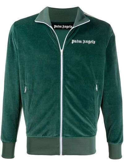 Palm Angels спортивная куртка из шенилла