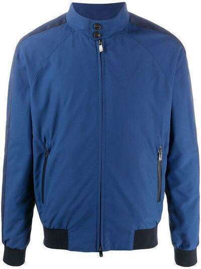 Corneliani спортивная куртка с отделкой в полоску 85L5Z60120141