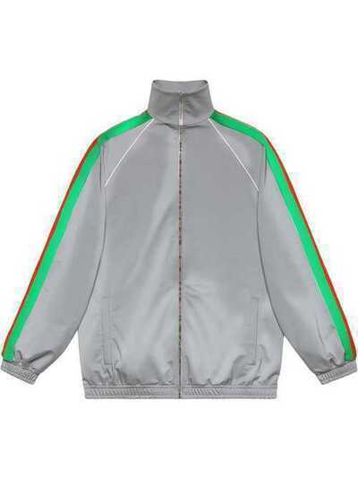Gucci спортивная куртка с отделкой Web 587355XJBN7