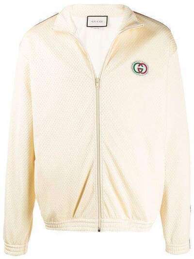 Gucci спортивная куртка с плетеной отделкой 599359XJB1N
