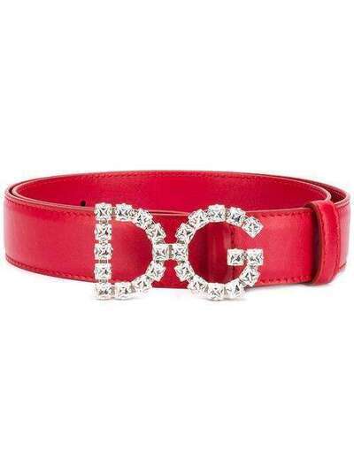 Dolce & Gabbana ремень с декорированным логотипом DG BE1311AZ680