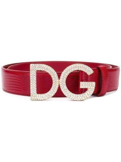 Dolce & Gabbana ремень с декорированной пряжкой DG BE1322AZ810