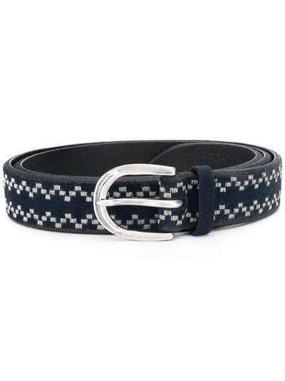 Orciani embroidered pattern belt UO7917