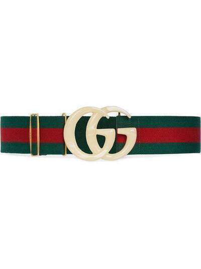 Gucci эластичный ремень с пряжкой GG 550107HGWLT