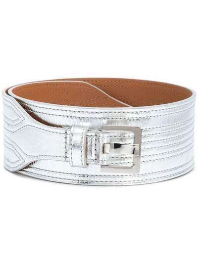 Veronica Beard stitch-detail buckled belt B200204ML