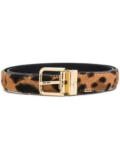 Dolce & Gabbana ремень с леопардовым принтом BE1351AW060