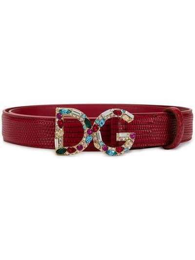 Dolce & Gabbana ремень с декорированной пряжкой DG BE1272AU772