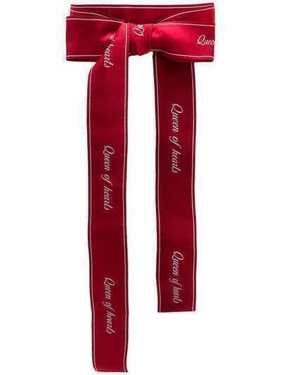 Dolce & Gabbana Queen of hearts printed belt FB296TGDL10