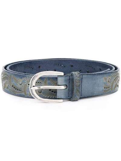 Orciani embossed design belt UO7905