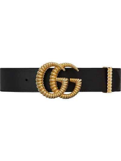 Gucci ремень с фактурной пряжкой GG 524105AP00G