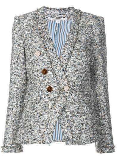 Veronica Beard двубортный твидовый пиджак 2001TW0221597
