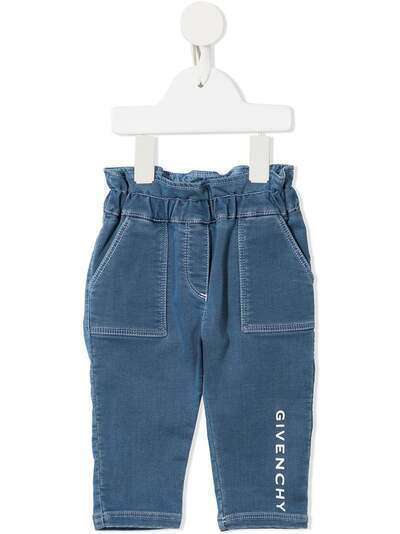 Givenchy Kids джинсы с логотипом