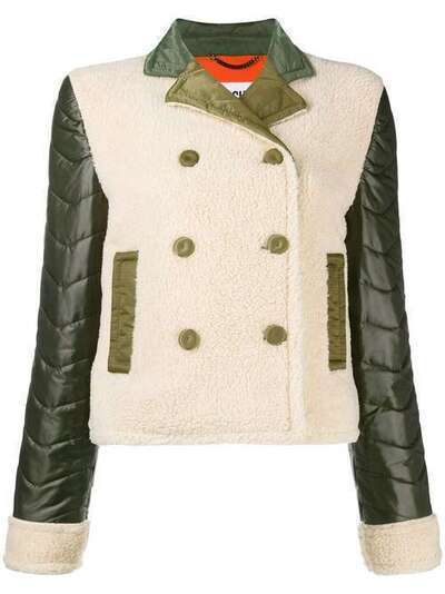 Moschino куртка из шерпы A05045513