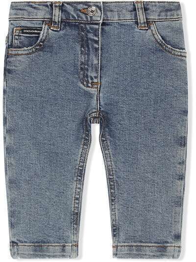 Dolce & Gabbana Kids прямые джинсы с пятью карманами