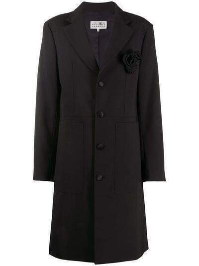 MM6 Maison Margiela однобортное пальто S62AH0026S52747