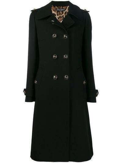 Dolce & Gabbana двубортное пальто F0X30TFU2TS
