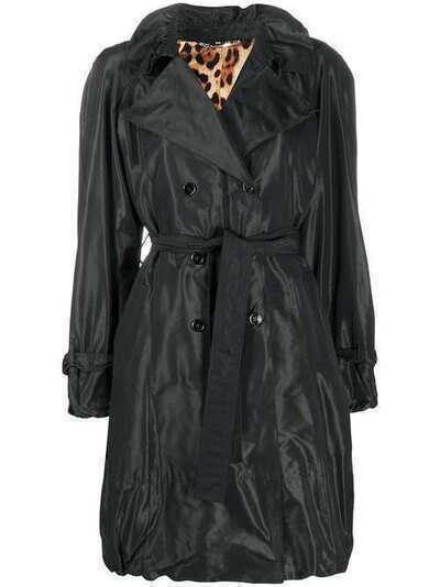 Dolce & Gabbana двубортное пальто со сборками F0618TFUMC4