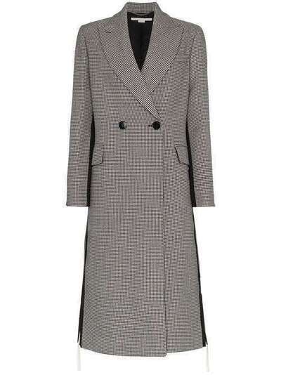 Stella McCartney двубортное пальто в ломаную клетку 'Chana' 529737SLB06