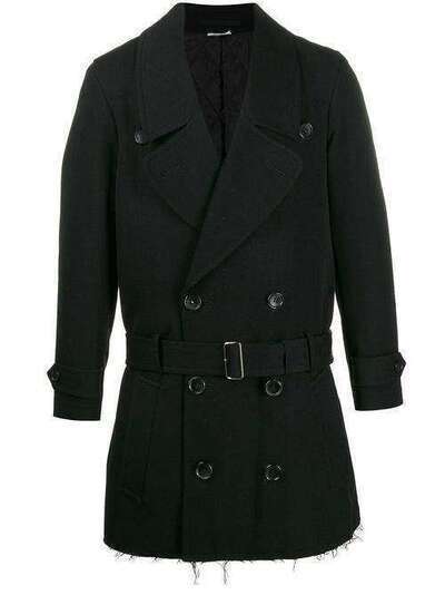 Comme Des Garçons Homme Plus двубортное пальто с поясом PDC007W19