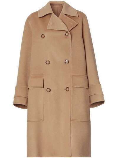 Burberry кашемировое двубортное пальто 8022785