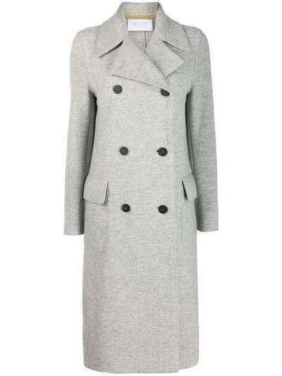 Harris Wharf London двубортное пальто A1272MLC