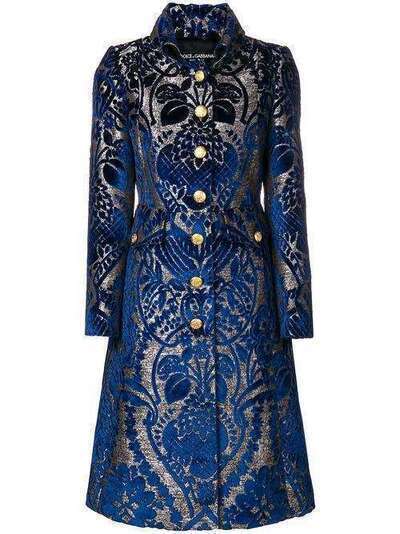Dolce & Gabbana расклешенное пальто с принтом F0U71TFJVA9