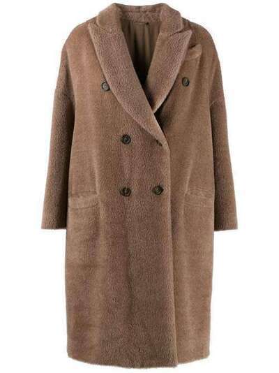 Brunello Cucinelli двубортное пальто MB5319403C018