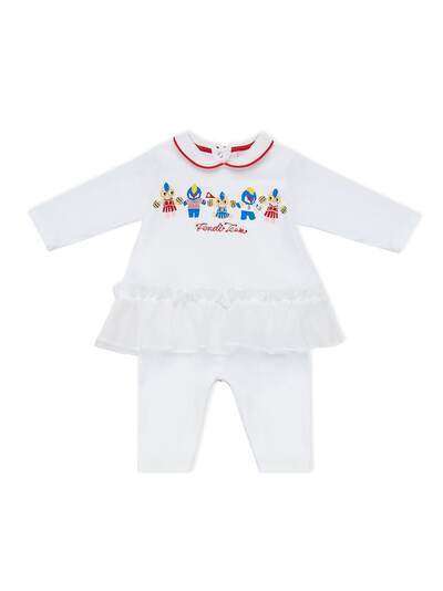 Fendi Kids Bug Kun cheering trouser set