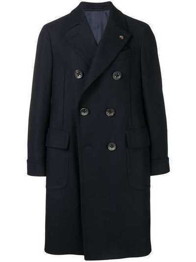Gabriele Pasini двубортное пальто G12300107IGRP51696