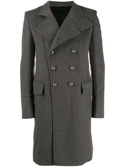 Balmain двубортное пальто SH08869W019