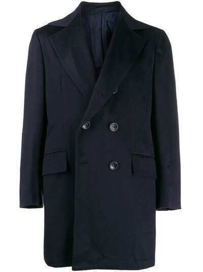 Kiton двубортное пальто 114016UGO410