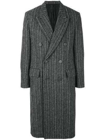 Ami Paris длинное двубортное пальто H18M104234