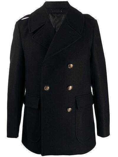 Givenchy двубортное пальто с воротником BMC03C1Y7R