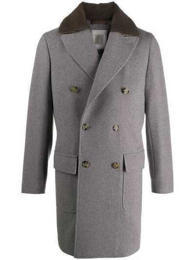 Eleventy двубортное кашемировое пальто 979CS0161CAS28009