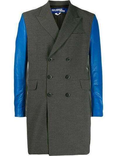 Junya Watanabe MAN пальто с контрастными рукавами WDC003W19