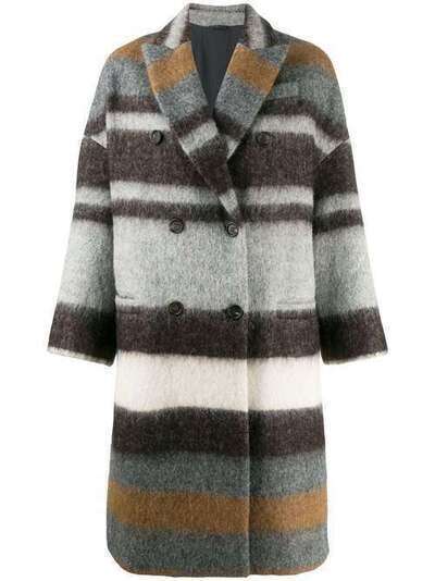 Brunello Cucinelli двубортное пальто MB5279404C003