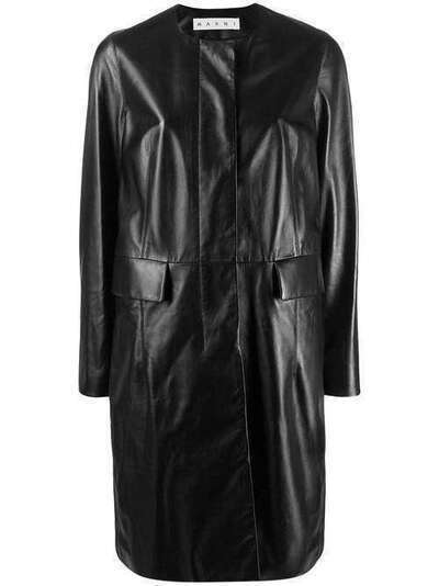 Marni пальто с круглым вырезом CPMX0096U0LA188
