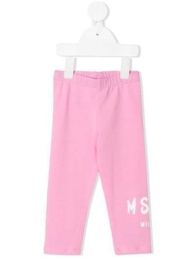 MSGM Kids легинсы с логотипом