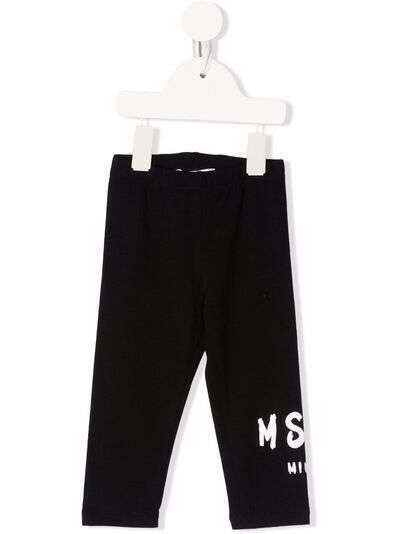 MSGM Kids легинсы с логотипом