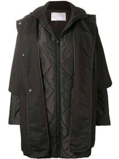 Fabiana Filippi двухслойное пальто с дутой подкладкой CT75318J135