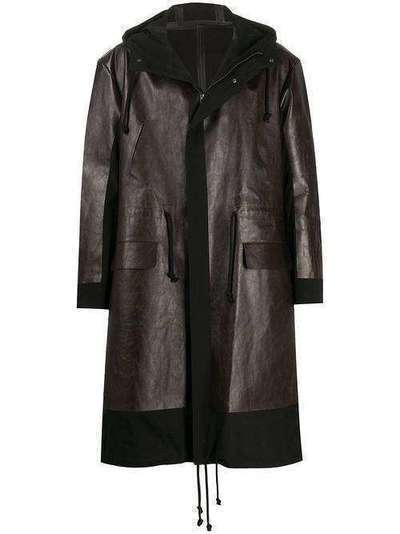 Undercover пальто средней длины со вставками UCY4309