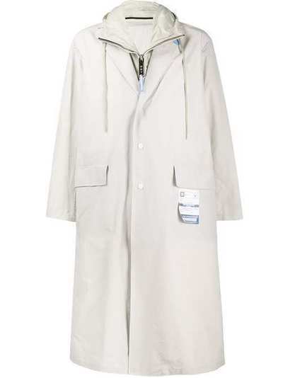 Maison Mihara Yasuhiro однобортное пальто A04CT122