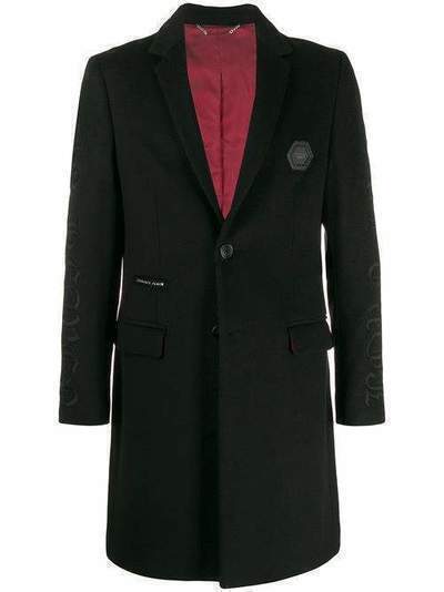 Philipp Plein пальто Gothic с вышивкой A19CMRA0279PTE003N