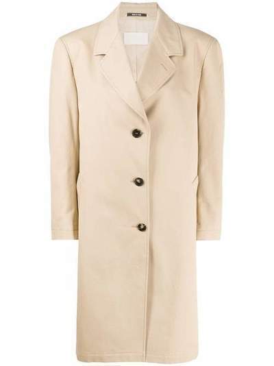 Maison Margiela однобортное пальто оверсайз S29AA0241S52585