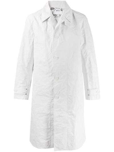 Helmut Lang пальто с капюшоном и жатым эффектом K01HM401