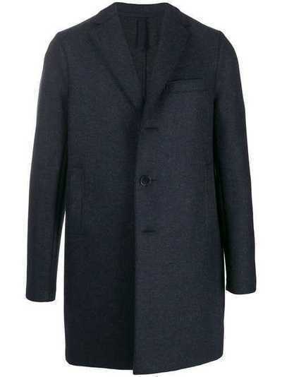 Harris Wharf London однобортное пальто миди C9101MGG